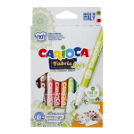 Carioca textilní fixy tenké sada 10 ks