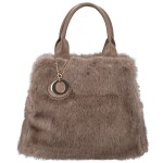 Módní dámská kabelka do ruky Máia, hnědo-šedá