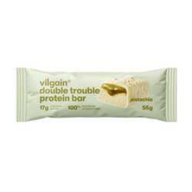 Vilgain Double Trouble Protein Bar Pistácie 55 g