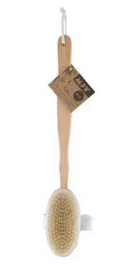 MSV kartáč do koupele dřevěný / odnímatelná rukojeť / 42 cm