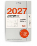 Plánovací samolepky 2027, Yearly overviews, Stickers Medium A5 Notebooks, anglicky