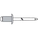 Gesipa 1433909 slepý nýt (Ø x d) 3.2 mm x 8 mm nerezová ocel nerezová ocel nerezová ocel PolyGrip® 1000 ks