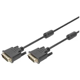 Digitus DVI-D(24+1) kabel St/St 2m černá / Kabel DVI-D / Dual Link / 2560x1600px 60Hz / Feritová tlumivka (AK-320101-020-S)