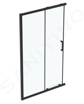 IDEAL STANDARD - Connect 2 Sprchové dveře posuvné, dvoudílné, 1200 mm, černá/čiré sklo K9264V3