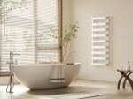 CERANO - Koupelnový radiátor Adriano - boční připojení - 520 W - bílá lesklá - 1200x500 mm CER-319378