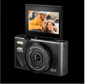 EasyPix V64 Flip černá / Kompaktní fotoaparát (20203)