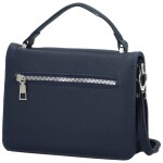 Módní dámská koženková kabelka do ruky MaxFly Jolanta, tmavě modrá