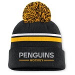 Fanatics Dámská zimní čepice Pittsburgh Penguins NHL Authentic Pro W/Cap Cuffed Pom Beanie