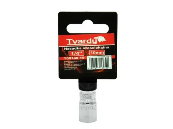 TVARDY Hlavice nástrčná 1/4" 10 mm (T00140-10)