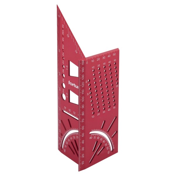 FORTUM 4784104 Úhelník truhlářský 3D, ALU, 215x72x63mm