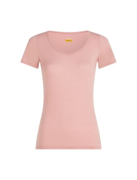 Dámské merino tričko s krátkým rukávem ICEBREAKER Wmns Siren SS Sweetheart, Blush velikost: M
