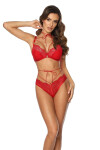 Push-up podprsenka Kinga PU-1036 Rachel Red Ruda 65G
