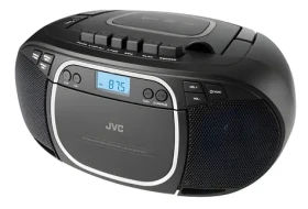 JVC RC-E451B černá / Přenosný přehrávač / CD / Kazeta / FM / Bluetooth / USB / 3,2 W (RC-E451B)