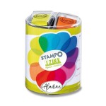 Razítkovací polštářky Aladine Stampo Izink Pigment, 10 ks - zářivé barvy