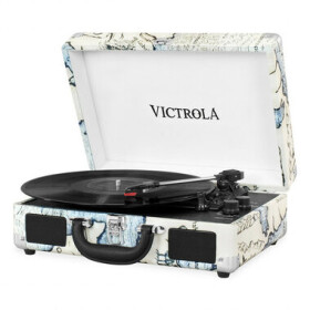 Victrola VSC-550BT bílá / Gramofon kufříkový / 33 45 78 RPM / BT / RCA / 3.5mm jack / repro (VSC-550BT-P4-EU)
