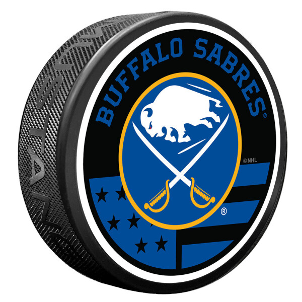 Mustang Puk Buffalo Sabres NHL American Flag