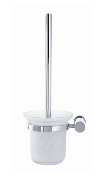 DURAVIT - D-Code WC štětka nástěnná, matné sklo/chrom 0099271000