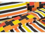 Stanex Ložní povlečení bavlněné Orange (LS219) ROZMĚR: 140x220 cm + polštář (90x70 cm)