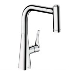 HANSGROHE - M71 Dřezová baterie M7116-H220 s výsuvnou sprškou, sBOX, chrom 73800000