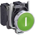 Schneider Electric XB4BA3311, XB4BA3311 tlačítko, 22 mm, 600 V, 6 A, 1 ks