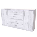 Nábytek Mikulík Komoda AURA 3 - hl. 36 cm ROZMĚR: (š/v/h) 170 x 86 x 36 cm