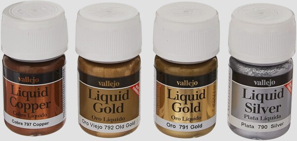 Barva Vallejo Liquid 70792 Old Gold (Alcohol Based) (35ml)