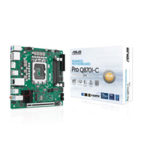 ASUS MB Sc LGA1851 PRO Q870I-C-CSM, Intel Q870, 4xDDR5, 2xDP, 1xHDMI, Mini-ITX EDF_1887831