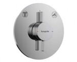 HANSGROHE - DuoTurn S Baterie pod omítku, pro 2 spotřebiče, chrom 75418000