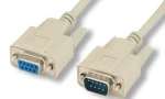 MicroConnect sériový kabel RS-232, D-SUB 9-pin (M) - D-SUB 9-pin (F) 2m bílá (SCSEHN2)