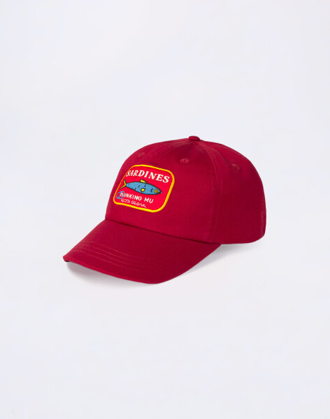 Thinking MU Sardines Dark Red Chris Cap RED