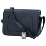 Stylová dámská koženková crossbody kabelka MaxFly Hanele, tmavě modrá