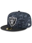 New Era Pánská kšiltovka Las Vegas Raiders NFL 2026 Salute to Service 59FIFTY Fitted Velikost: 7 5/8