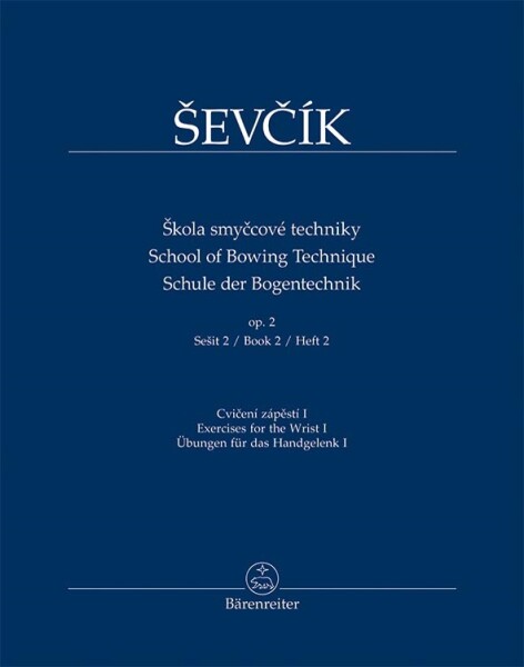 KN Škola smyčcové techniky op. 2, Sešit 2, Cvičení zápěstí I