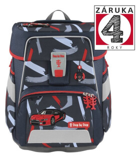 Školní aktovka SPACE, Sports Car Mick - 5 dílný set, AGR certifikát