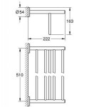 GROHE - BauCosmopolitan Multi-věšák na ručníky, chrom 40462001