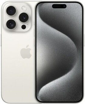 Apple iPhone 15 Pro 1TB Titanová bílá / EU distribuce / 6.1" / 1TB / iOS17 (MTVD3)