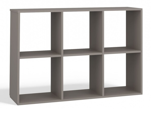 FRONTI Regál MALAX 2X3 hnědošedý