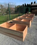 ROJA záhon vyvýšený PREMIUM MODŘÍN 160x70x50cm dřevěný
