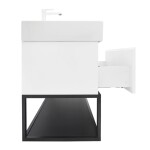 Koupelnová skříňka s umyvadlem SAT B-Way 119x30x45 cm bílá lesk BWAY120WU2BBF BWAY120WU2BBF