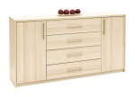 Nábytek Mikulík Komoda AURA 3 - hl. 36 cm ROZMĚR: (š/v/h) 170 x 86 x 36 cm