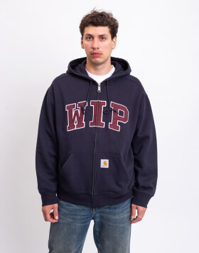 Carhartt WIP Hooded WIP Sweat Jacket Dark Navy stone washed S