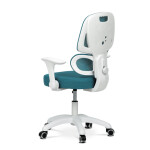 Dětská židle, výškově nastavitelná, modrá síťovina, KA-K1063 BLUE