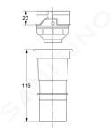 GROHE - Rapid SL Adaptér pro WC moduly s nádržkou 42333000