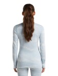 ICEBREAKER Wmns Merino 260 Tech Vertex LS Half Zip Chillwave, Snow/Zinc Blue/J (vzorek) velikost: S
