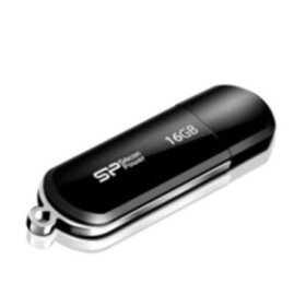 SILICON POWER LUXMINI 322 / 16GB / Flash Disk / USB 2.0 / Černý (SP016GBUF2322V1K)