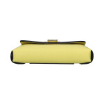 Stylová dámská kožená crossbody kabelka Clara, žlutá