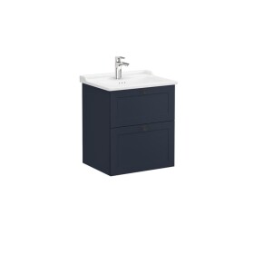 Koupelnová skříňka s umyvadlem VitrA Root 60x67x46 cm modrá mat ROOTC60BINTC ROOTC60BINTC