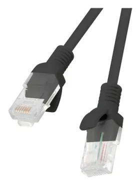 Lanberg PCU6-10CC-0100-BK černá / Patch kabel / U/UTP / Cat6 / 1 m (PCU6-10CC-0100-BK)