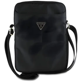 Guess Nylon Triangle Logo 10" černá / Taška na tablet (GUTB10NTMLBK)