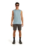Pánské merino tílko ICEBREAKER Mens 125 Cool-Lite Sphere Tank, Flint Blue velikost: S